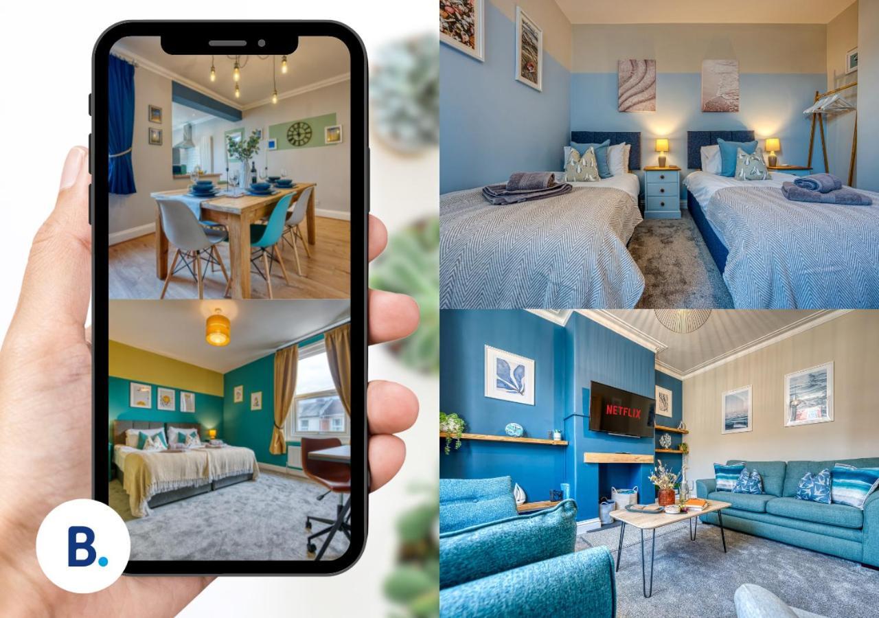 2 Bedrooms Modern, Stunning & Stylish Contractor House, Prime Portsmouth Location With Free Parking Permit, Summer Special Offer!! - By Blue Puffin Stays Buitenkant foto